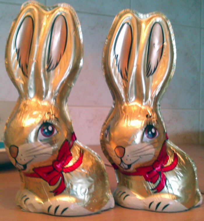 Čokoladové zajačiky