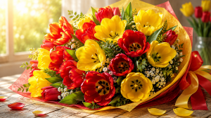 Rozkvitnuté tulipány