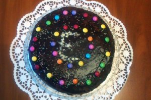 Jablková čokoladová torta