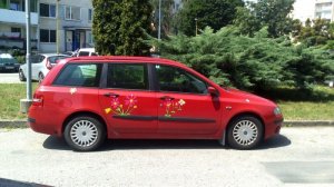Kvietkované auto